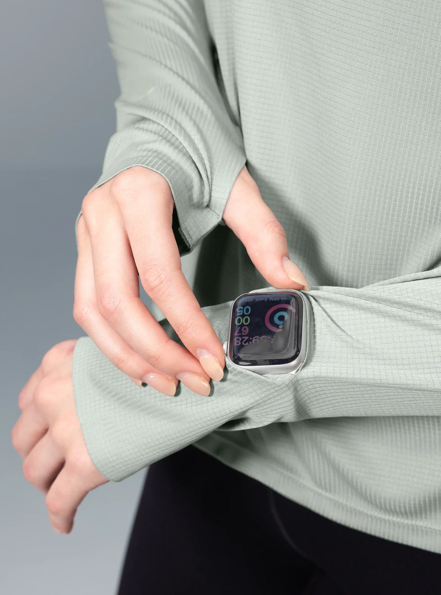 W's NOCTIS FLOW LONG SLEEVES-green