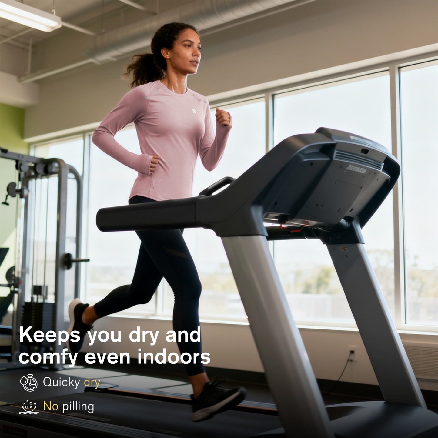 W's NOCTIS FLOW LONG SLEEVES-pink