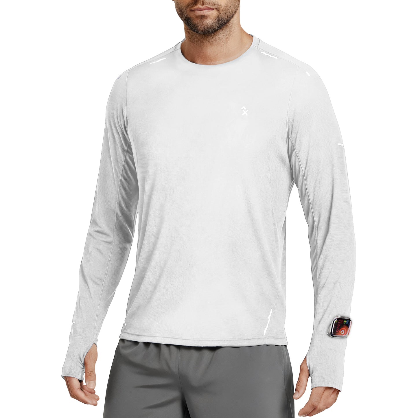 M's NOCTIS FLOW LONG SLEEVES-white