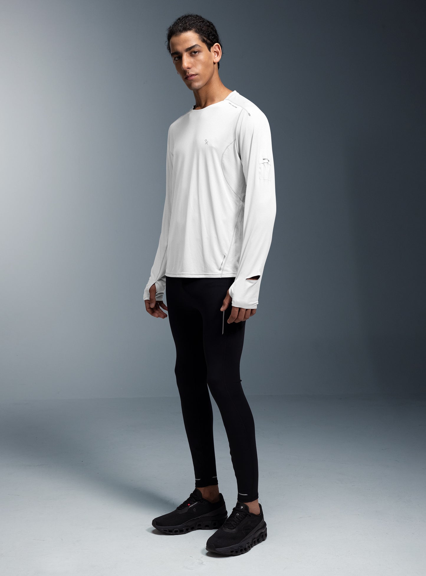 M's NOCTIS FLOW LONG SLEEVES-white