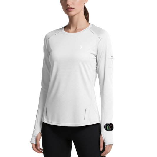 W's NOCTIS FLOW LONG SLEEVES-white