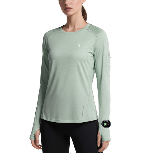 W's NOCTIS FLOW LONG SLEEVES-green