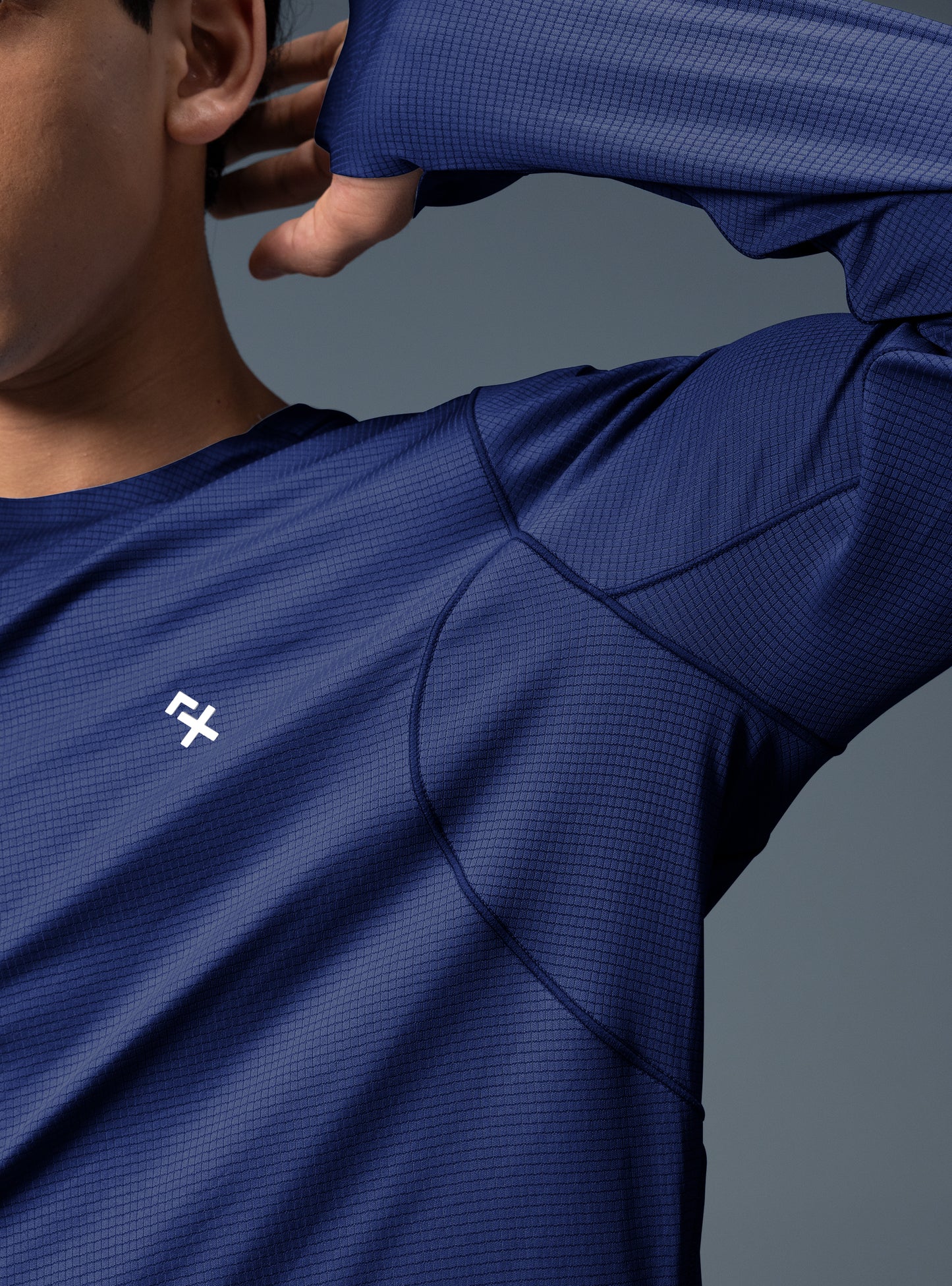 M's NOCTIS FLOW LONG SLEEVES-blue