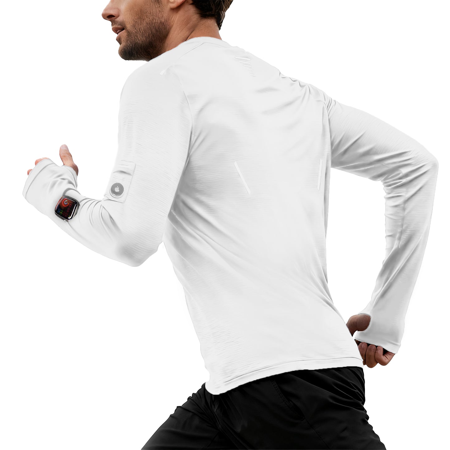 M's NOCTIS FLOW LONG SLEEVES-white