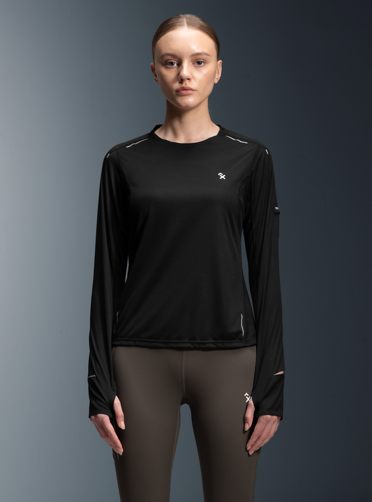 W's NOCTIS FLOW LONG SLEEVES-black