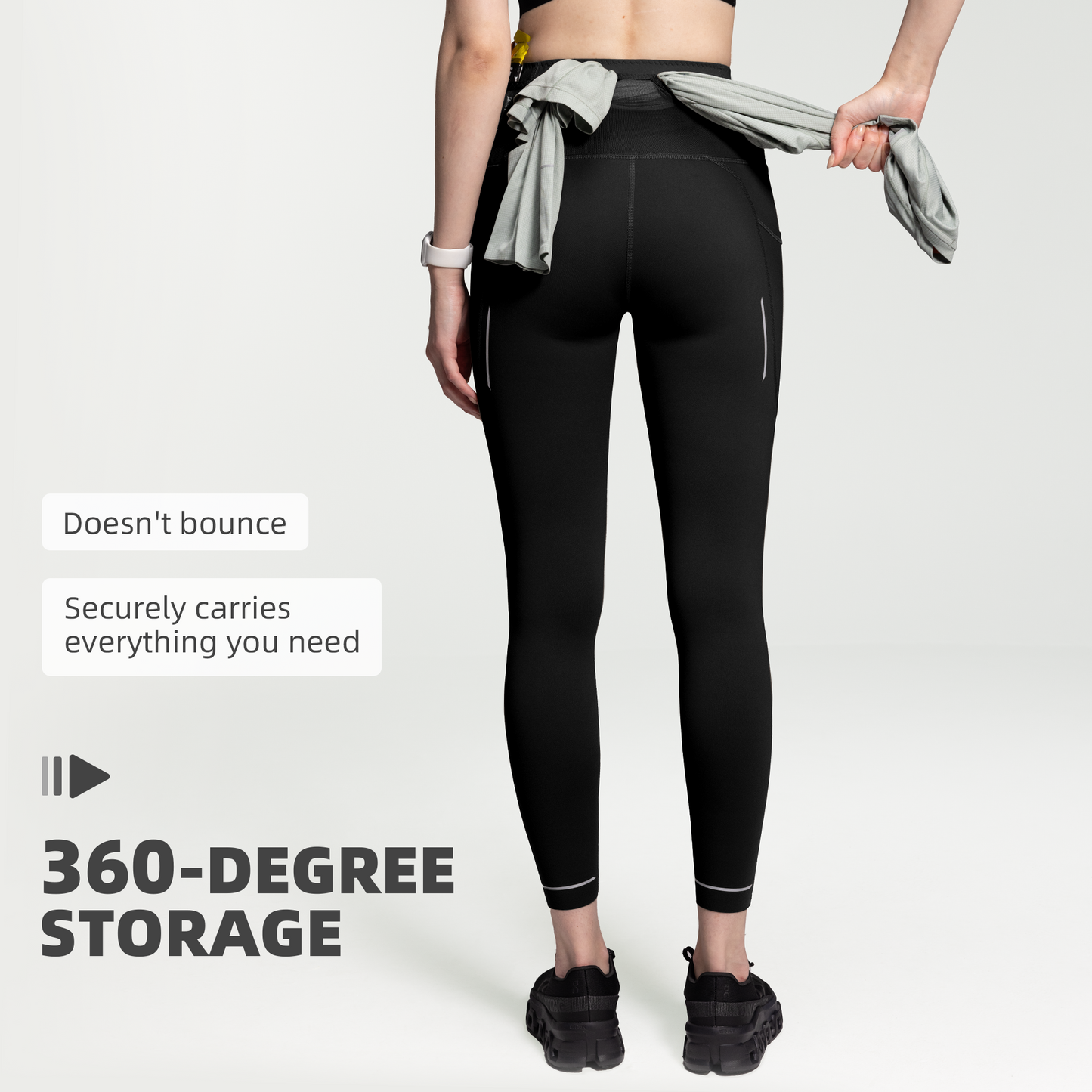 W's NOCTIS BELT LONG TIGHT-black