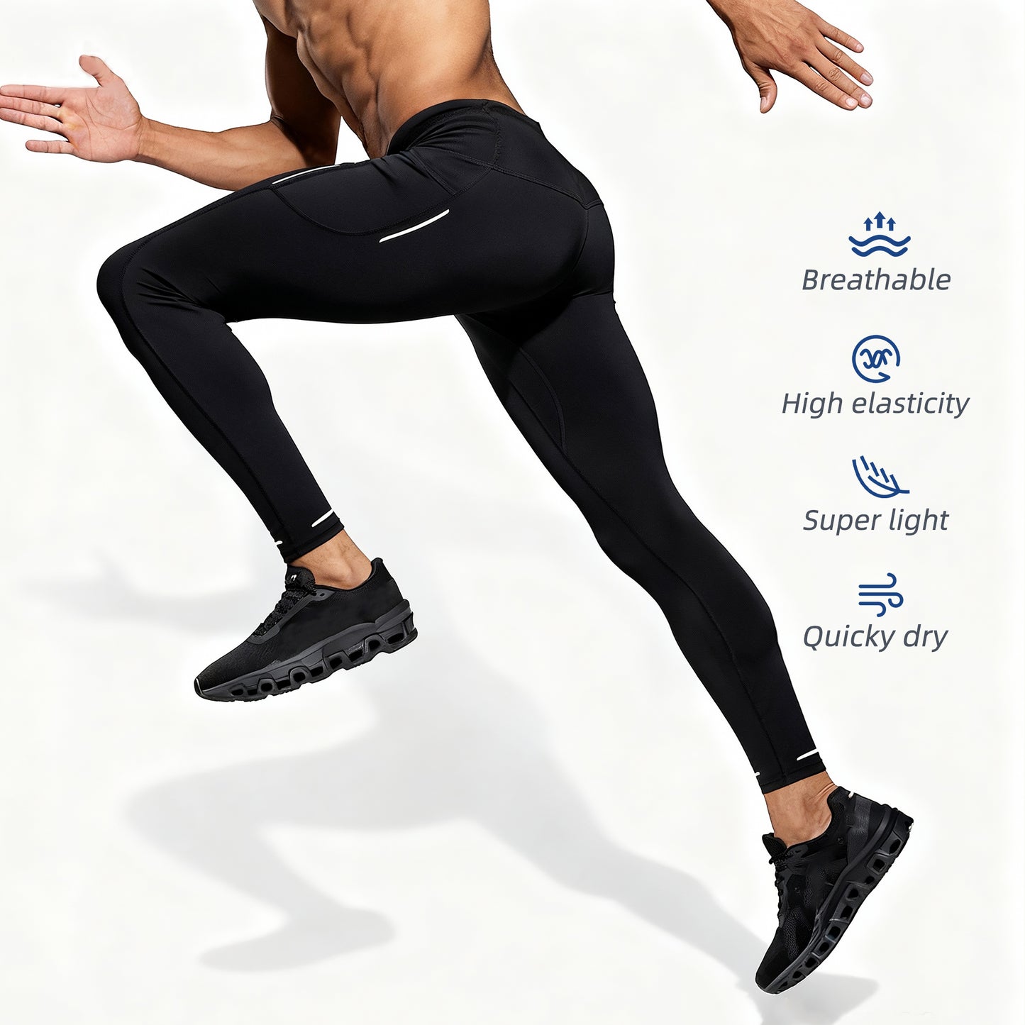 M's NOCTIS BELT LONG TIGHT-black