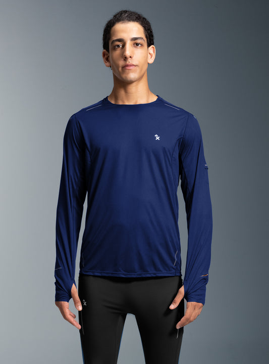 M's NOCTIS FLOW LONG SLEEVES-blue