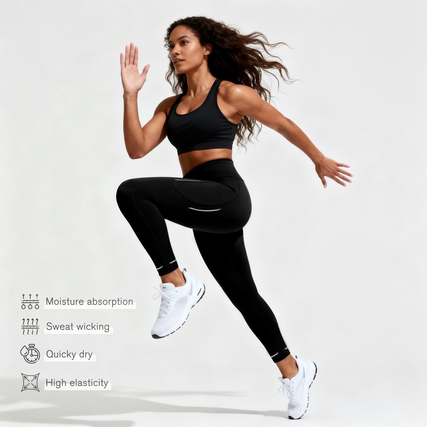 W's NOCTIS BELT LONG TIGHT-black