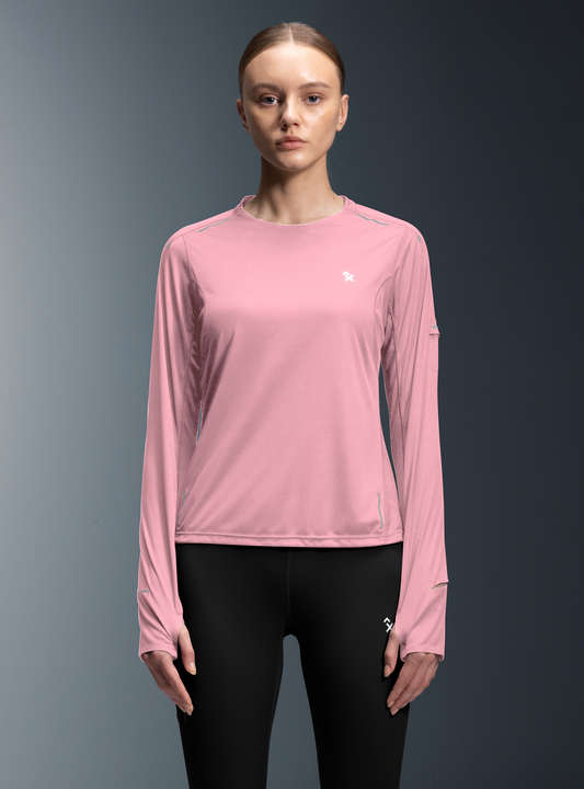 W's NOCTIS FLOW LONG SLEEVES-pink