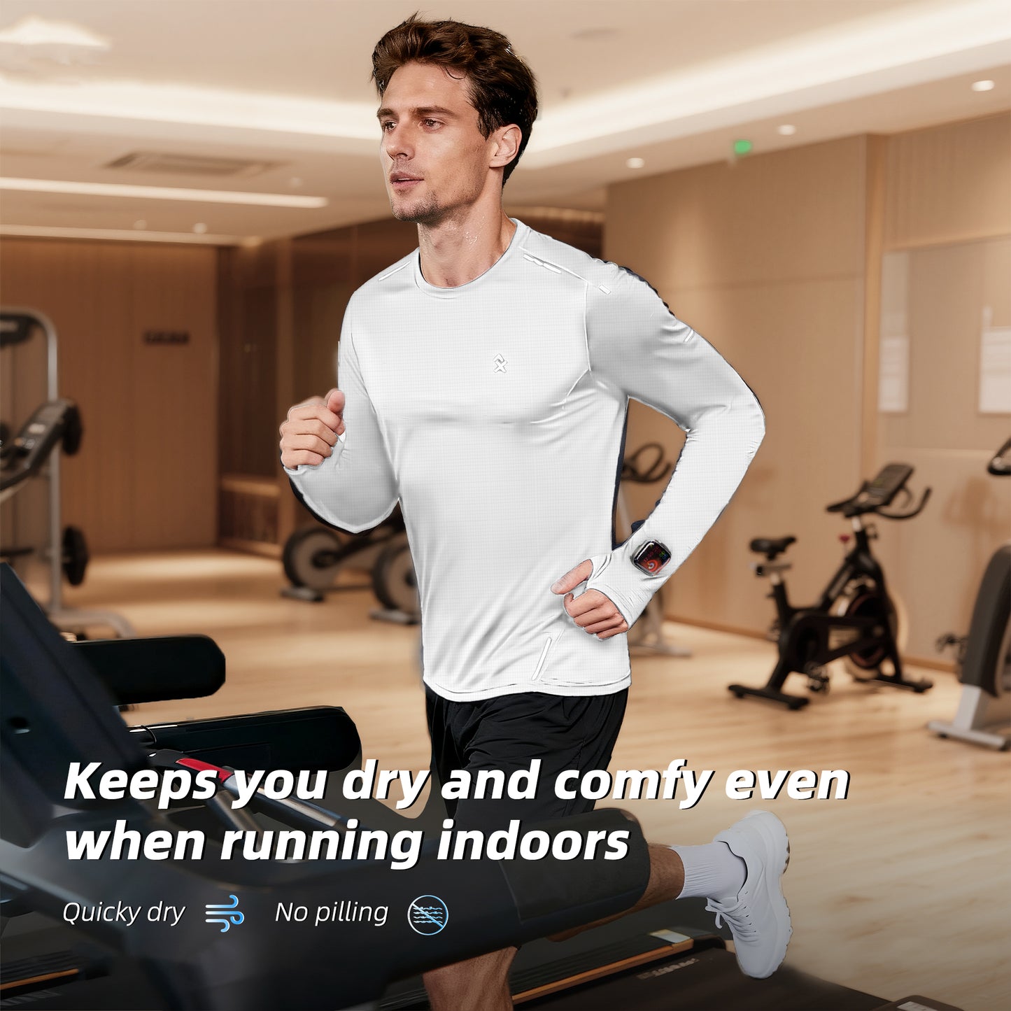 M's NOCTIS FLOW LONG SLEEVES-white