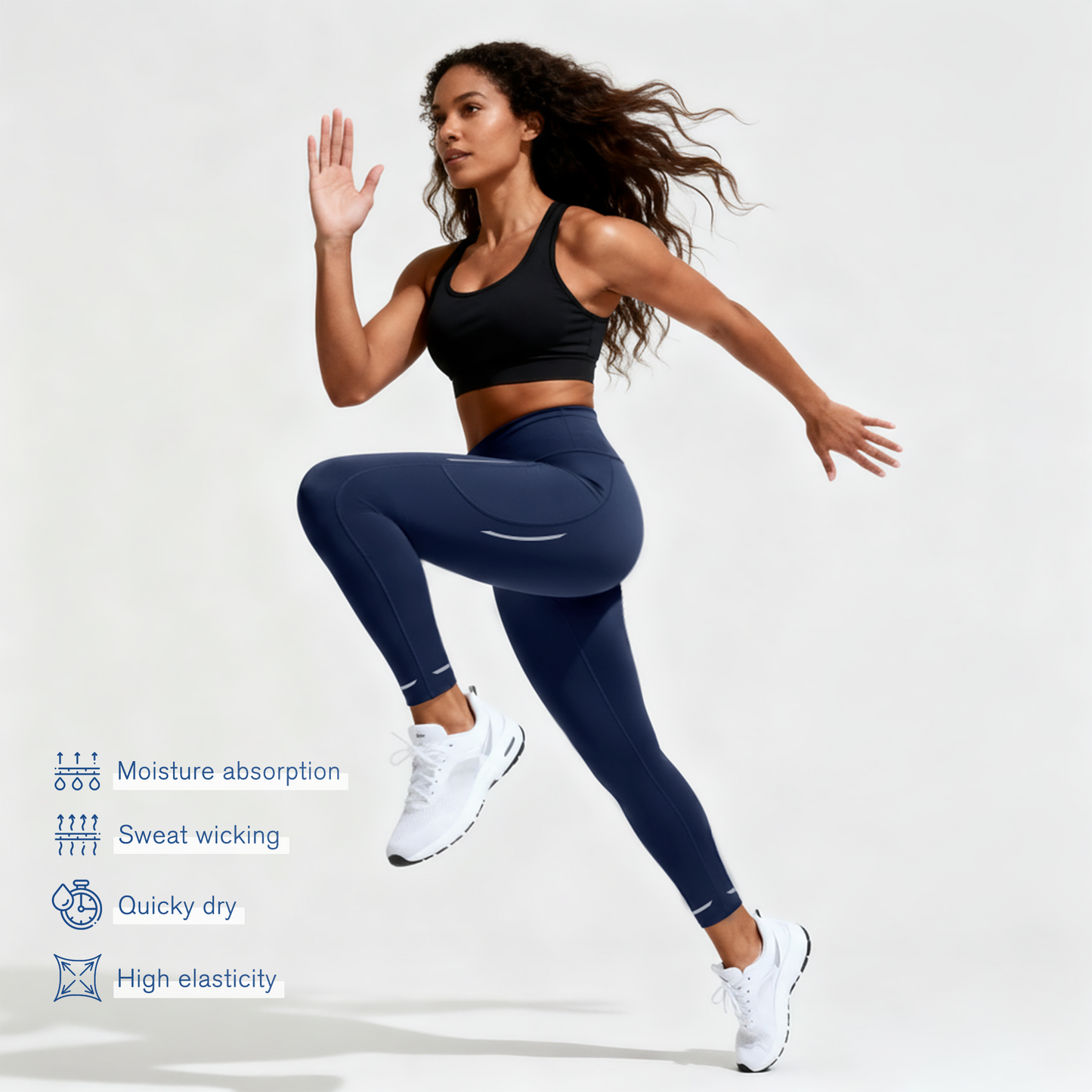 W's NOCTIS BELT LONG TIGHT-blue