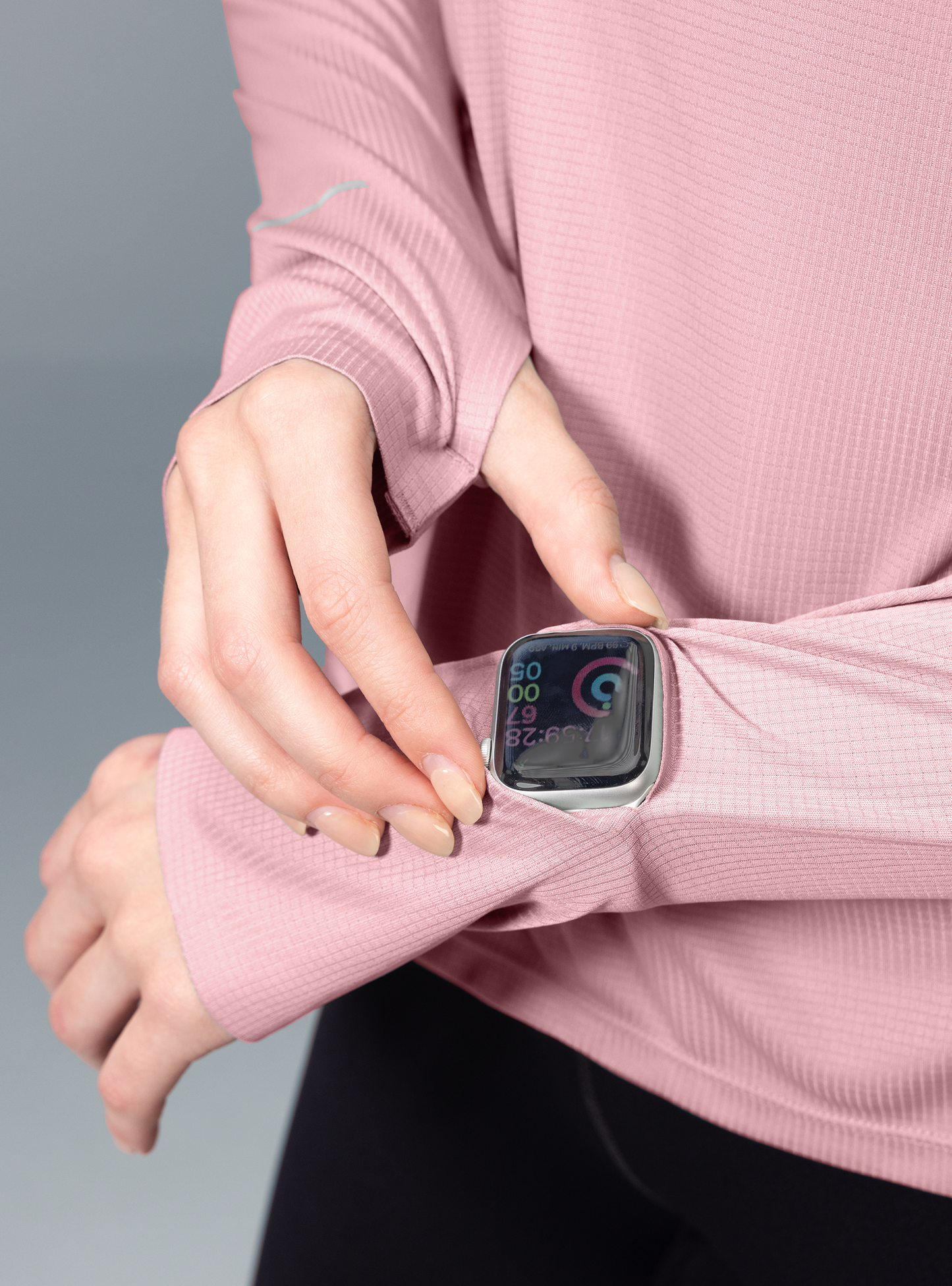 W's NOCTIS FLOW LONG SLEEVES-pink