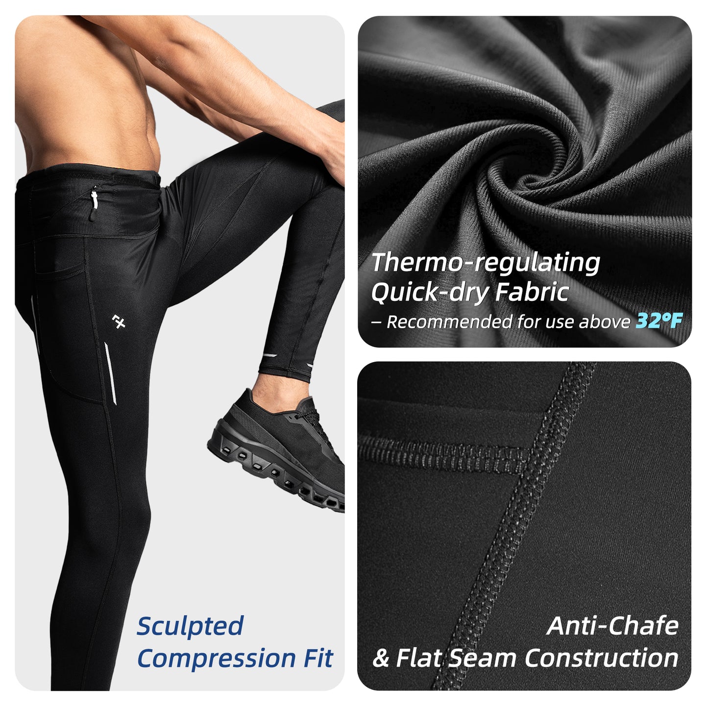 M's NOCTIS BELT LONG TIGHT-black