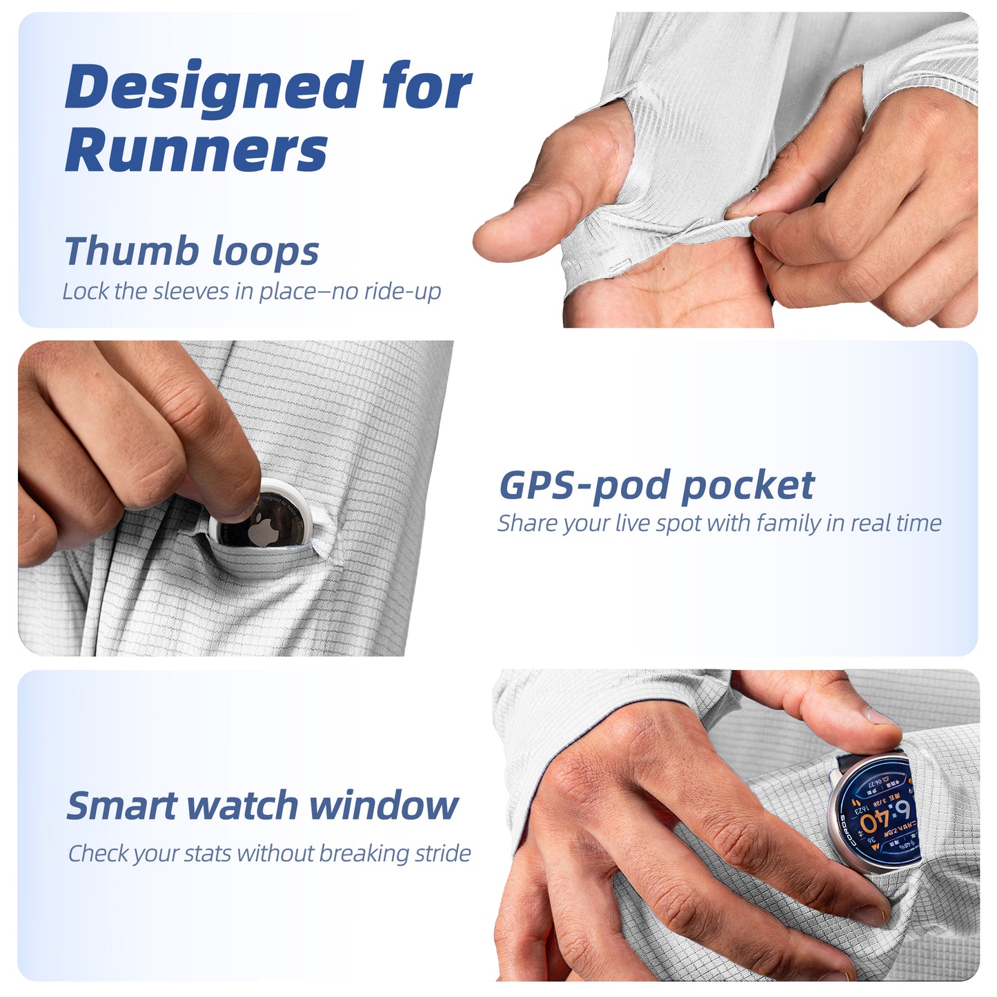 M's NOCTIS FLOW LONG SLEEVES-white