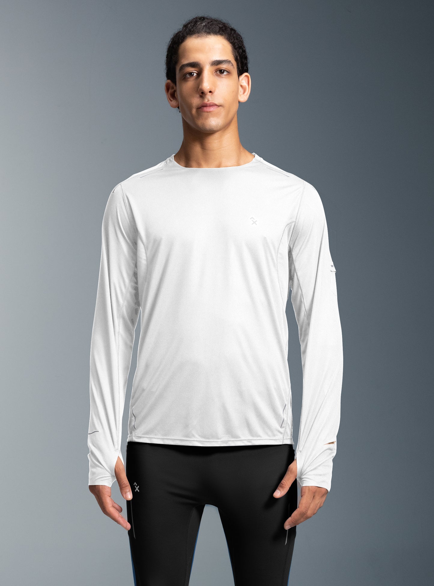 M's NOCTIS FLOW LONG SLEEVES-white