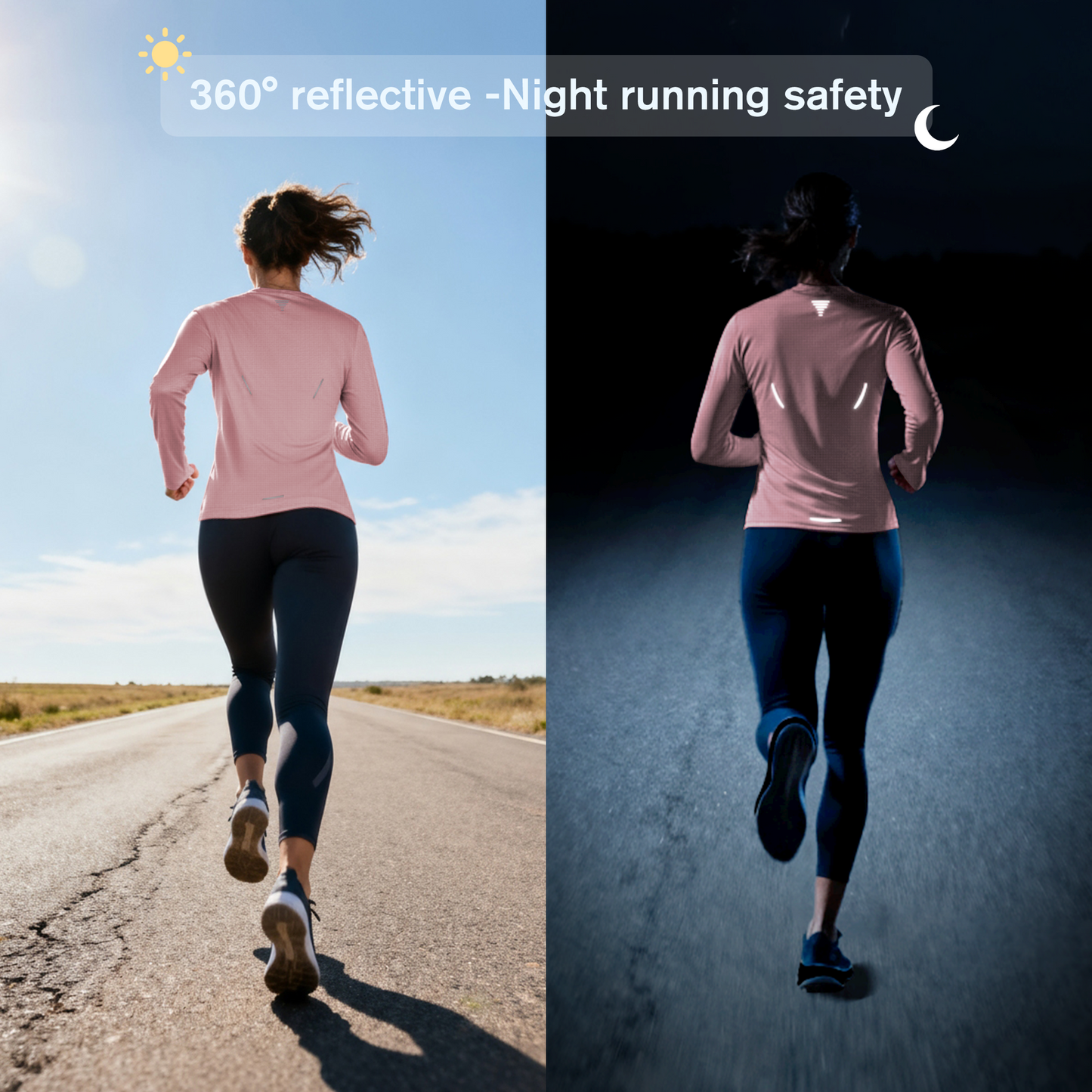 W's NOCTIS FLOW LONG SLEEVES-pink