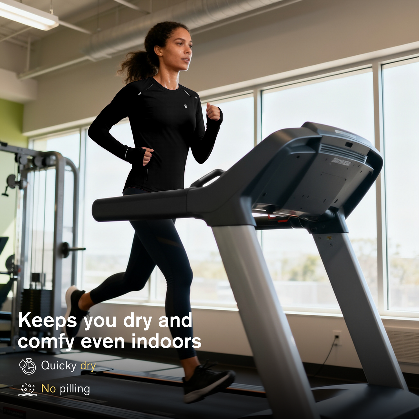 W's NOCTIS FLOW LONG SLEEVES-black