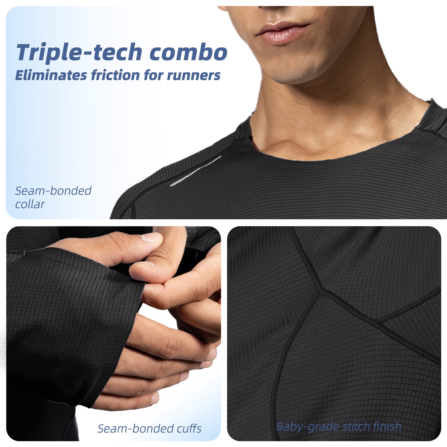 M's NOCTIS FLOW LONG SLEEVES-black